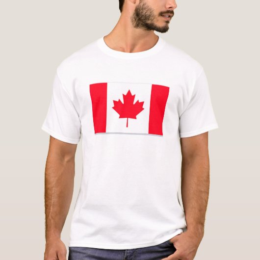 Canadese vlag. CANADA. T-shirt (Voorkant)