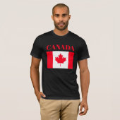 Canadese vlag. CANADA. T-shirt (Voorkant volledig)