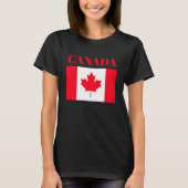 Canadese vlag. CANADA. T-shirt (Voorkant)