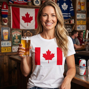 Canadese vlag. CANADA. Tri-Blend Shirt