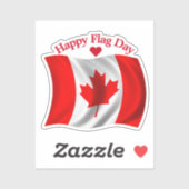 Canadese Vlag - Canada Vlag Dag Sticker (Vel)