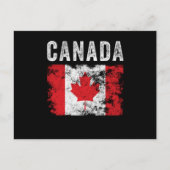 Canadese vlag - Canadese vlag Briefkaart (Voorkant)
