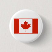 Canadese vlag Canadese vlag Woordvlag Ronde Button 3,2 Cm (Voorkant)
