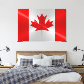 Canadese vlag canvas afdruk (Insitu (Slaapkamer))