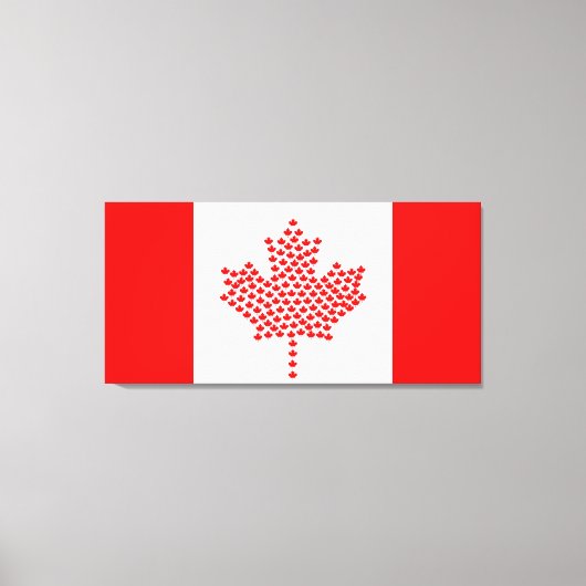 Canadese vlag canvas afdruk (Voorkant)