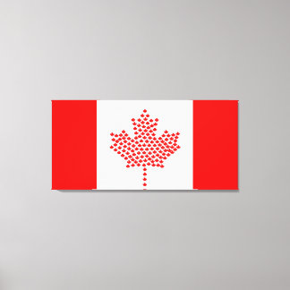 Canadese vlag canvas afdruk