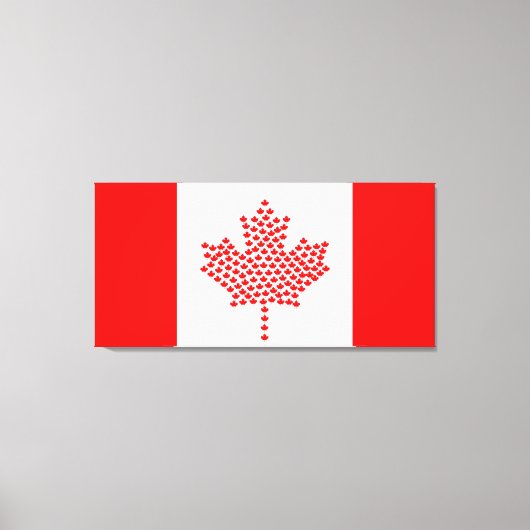 Canadese vlag canvas afdruk (Voorkant)