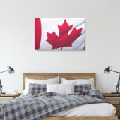 Canadese vlag. canvas afdruk (Insitu (Slaapkamer))