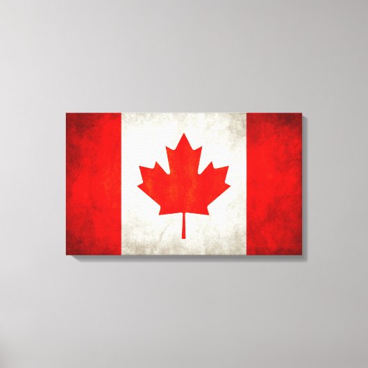 Canadese vlag canvas afdruk (Voorkant)