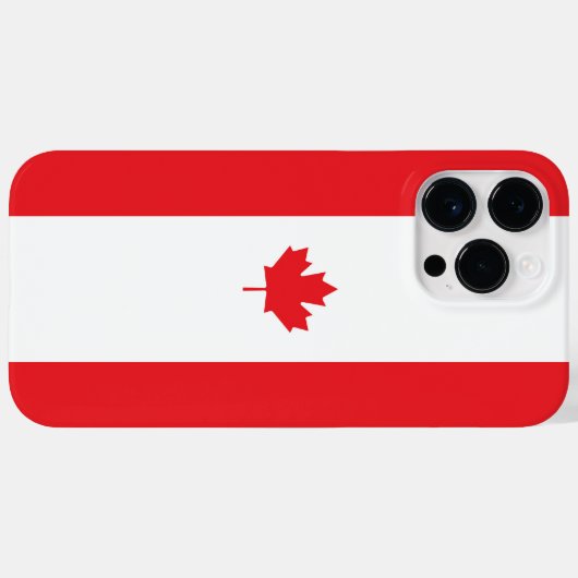 Canadese vlag Case-Mate iPhone case (Achterkant (horizontaal))