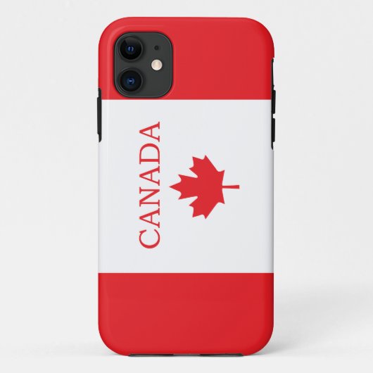 Canadese vlag Case-Mate iPhone case (Achterkant)