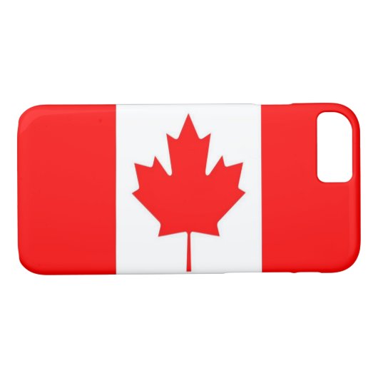 Canadese vlag Case-Mate iPhone case (Achterkant (Horizontaal))