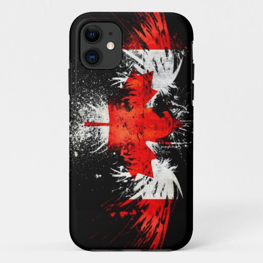Canadese vlag Case-Mate iPhone case (Achterkant)