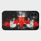 Canadese vlag Case-Mate iPhone case (Achterkant (horizontaal))