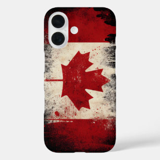 Canadese vlag iPhone 16 hoesje