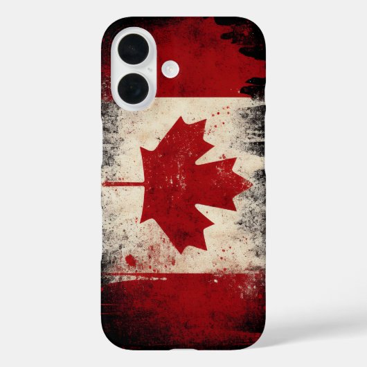 Canadese vlag Case-Mate iPhone case (Achterkant)