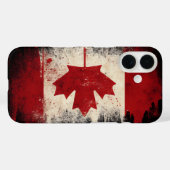 Canadese vlag Case-Mate iPhone case (Achterkant (horizontaal))