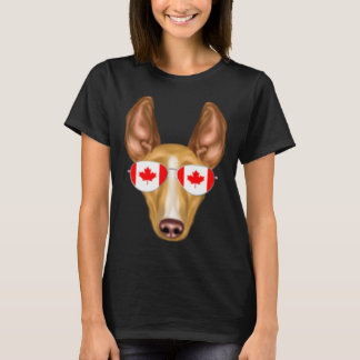 Canadese Vlag Cirnechi dellu2019Etna Hond Canada P T-shirt
