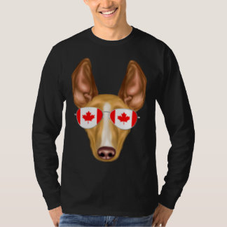 Canadese Vlag Cirnechi dellu2019Etna Hond Canada P T-shirt