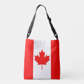 Canadese vlag crossbody tas (Achterkant)
