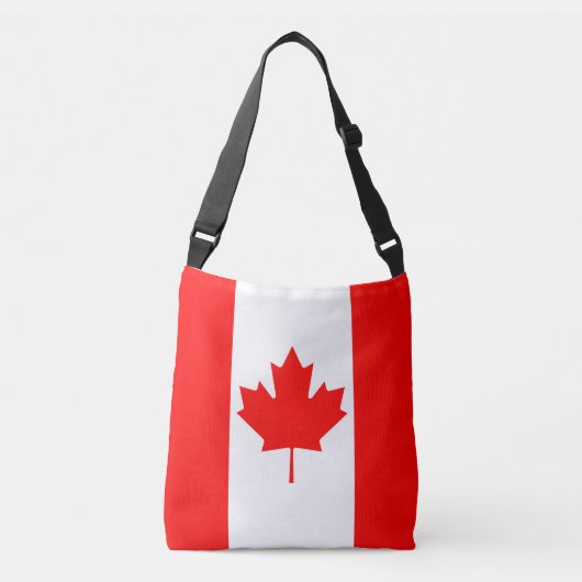 Canadese vlag crossbody tas (Voorkant)