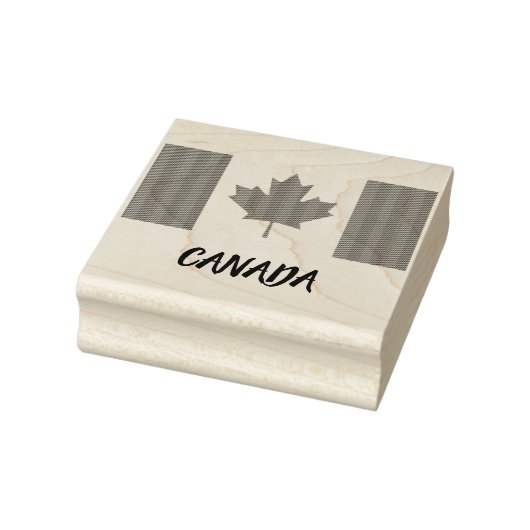 Canadese vlag Custom Rubber Stamp Rubberstempel (Stempel)