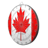 Canadese vlag dartbord (Voorkant Rechts)