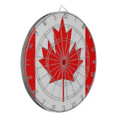 Canadese vlag dartbord (Voorkant Links)