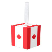 Canadese vlag decoratie (Voorkant hoekig)