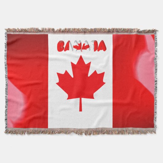 Canadese vlag deken (Voorkant)