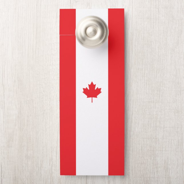 Canadese vlag deurhanger (Op knop)