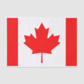 Canadese vlag DIY geschenk verpakking tissuepapier (Voorkant)