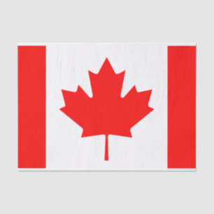Canadese vlag DIY geschenk verpakking tissuepapier