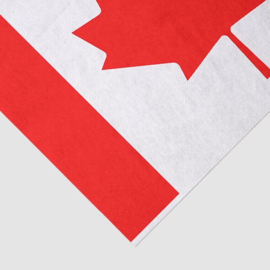 Canadese vlag DIY geschenk verpakking tissuepapier (Detail)