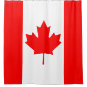 Canadese vlag douchegordijn (Voorkant)