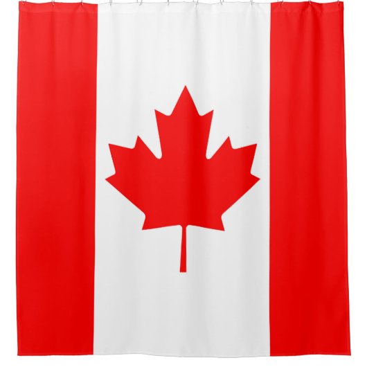 Canadese vlag douchegordijn (Voorkant)
