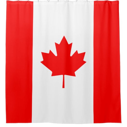 Canadese vlag douchegordijn (Voorkant)