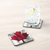 Canadese vlag drankjes onderzetter (Rechterzijde)
