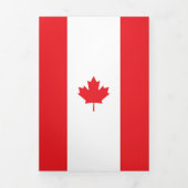 Canadese vlag drieluik kaart (Cover)
