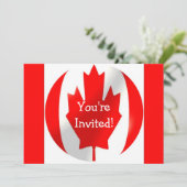 Canadese vlag elke voorval kaart (Staand voorkant)