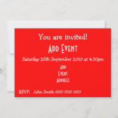 Canadese vlag elke voorval kaart (Achterkant)