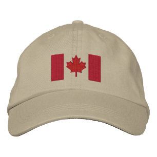 Canadese vlag Embroidery Geborduurde Pet