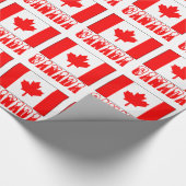 Canadese Vlag en Canada Cadeaupapier (Hoek)
