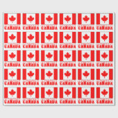 Canadese Vlag en Canada Cadeaupapier (Vlak)