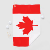 Canadese vlag en golf Canada/sport Ottawa Golfhanddoek (Insitu)