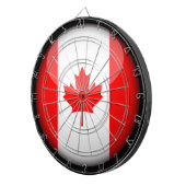Canadese vlag en kunst - sportspelbord /Canada Dartbord (Voorkant Rechts)