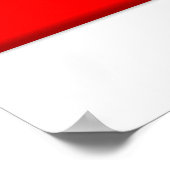 Canadese vlag en landvorm poster (Hoek)