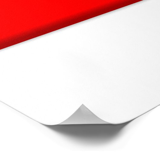 Canadese vlag en landvorm poster (Hoek)