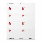 Canadese vlag en voetbal etiket (Full Sheet)