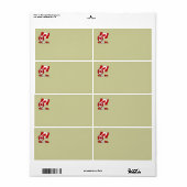 Canadese vlag en voetbal etiket (Full Sheet)